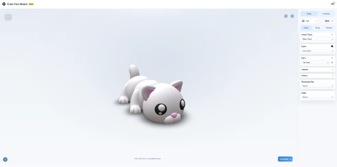 Illustration creation flexi animal