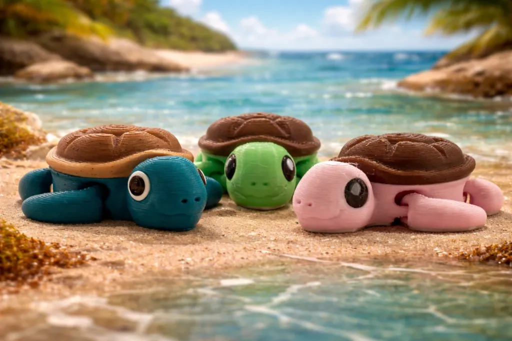 [MINI-MALS_TORTUE_BLEU-NEPTUNE] Tortue (Bleu Neptune)