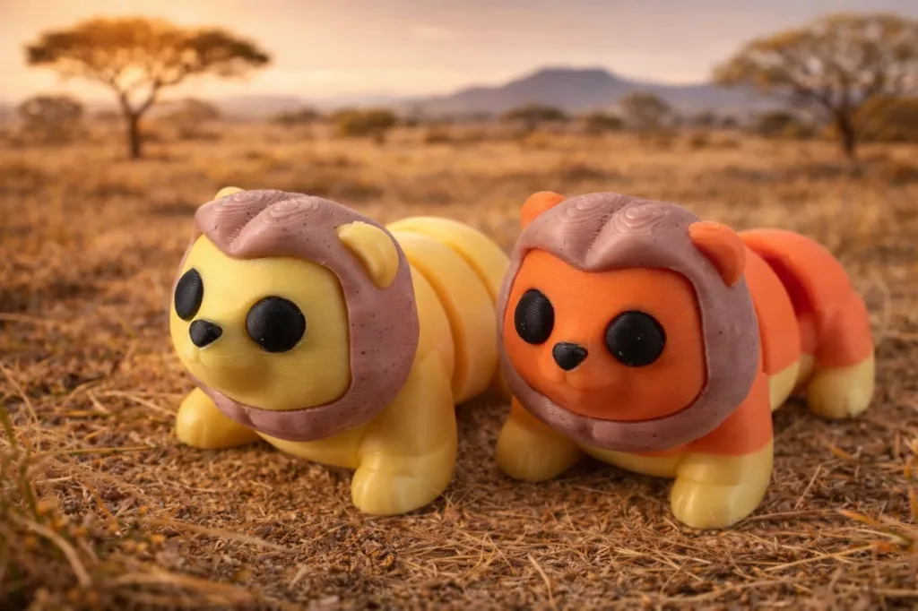 [MINI-MALS_LION_JAUNE] Lion (Jaune)