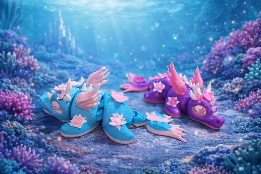 [MINI-MALS_DRAGON-SIRENE_BLEU] Dragon Sirène (Bleu)