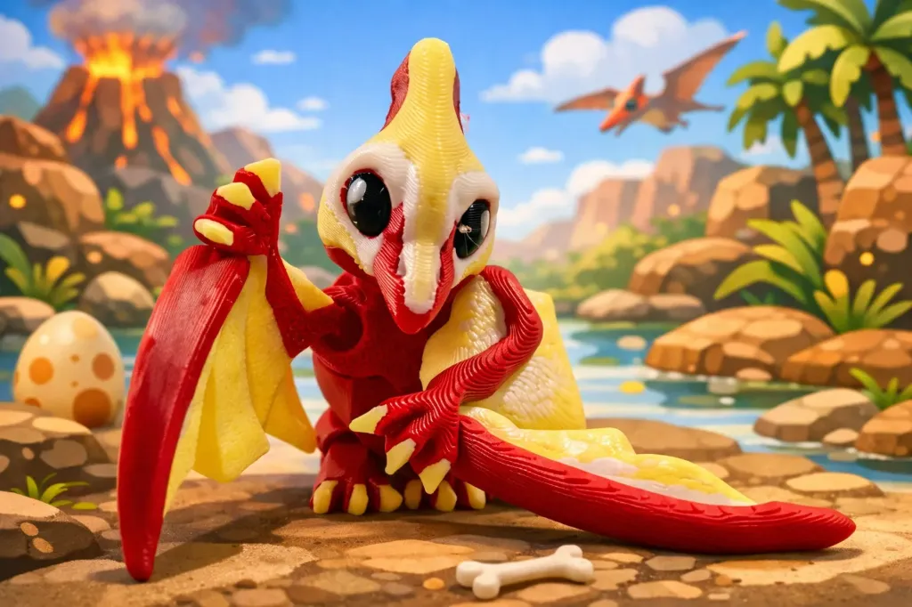 [MINI-MALS_PTERODACTYL_ROUGE] Pterodactyl (Rouge)