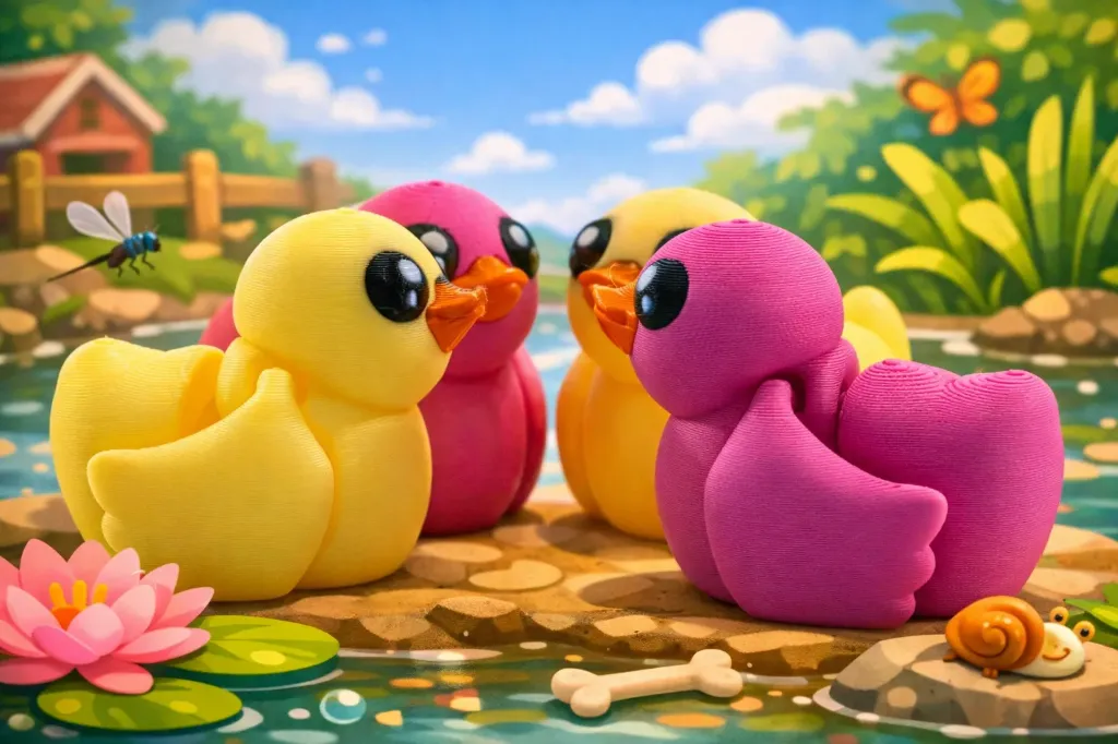 [MINI-MALS_CANARD_ROSE] Canard (Rose)