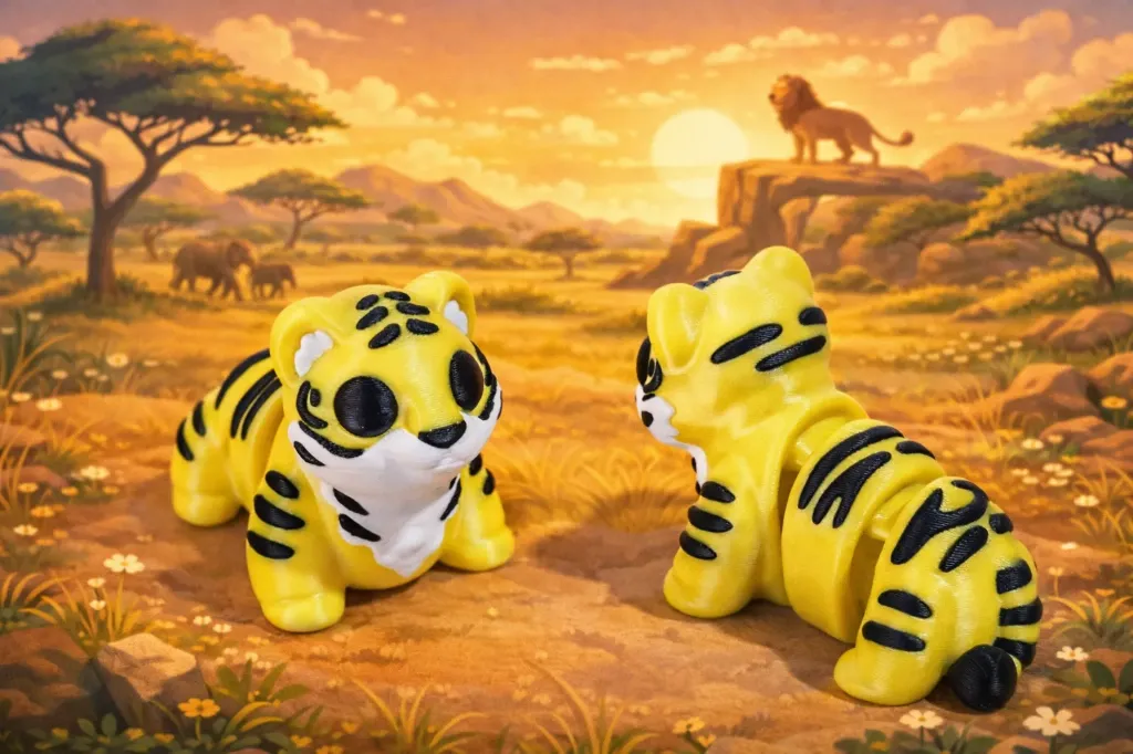 [MINI-MALS_TIGRE_JAUNE] Tigre (Jaune)