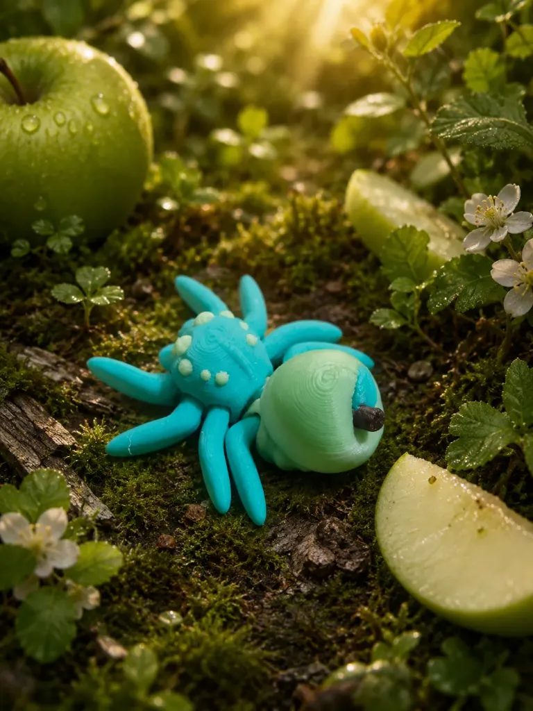 [MINI-MALS_ARAIGNEE_POMME] Araignée POMME